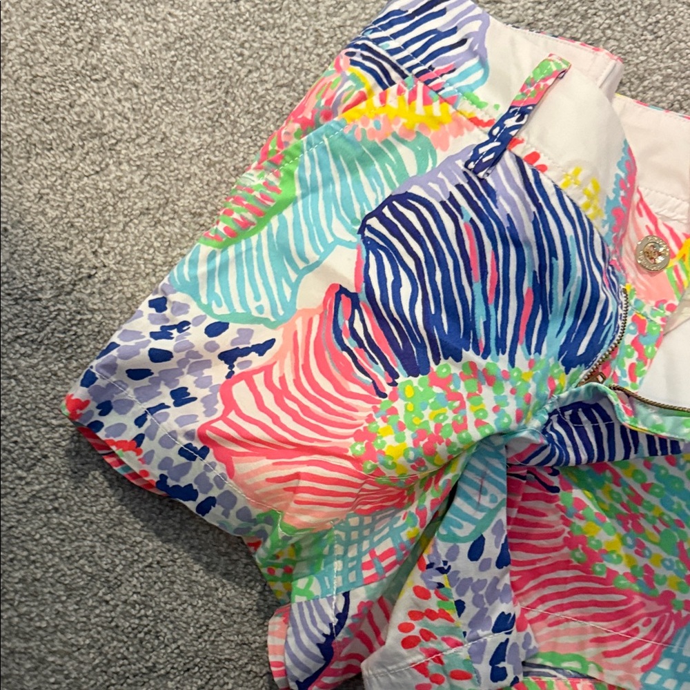 Lilly Pulitzer Pink & Multi-Print Athletic Shorts Trio - Picture 5 of 9